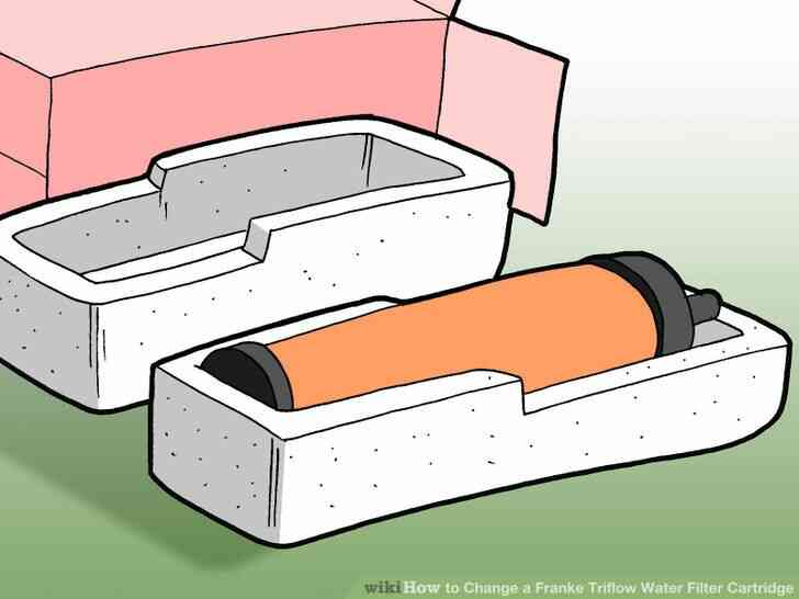 Image intitulé Modifier un Franke Triflow Filtre à Eau la Cartouche de l